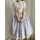 Miss Point Goose's Flower Basket Petal Hem Skirt(Reservation/3 Colours/Full Payment Without Shipping)